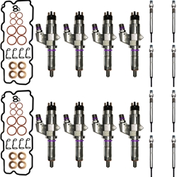 LB7 2001-2004 CHEVY/GMC DURAMAX (30% OVER OPTION) 6.6L DIESEL HIGH PERFORMANCE INJECTOR SUPER SET PLUS (STAGE 1)