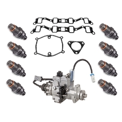 1994-2002 CHEVY/GMC 6.5L FUEL INJECTORS, GASKETS AND PUMP SET