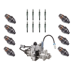 1994-2002 CHEVY/GMC 6.5L FUEL INJECTORS, GLOW PLUGS AND PUMP SET