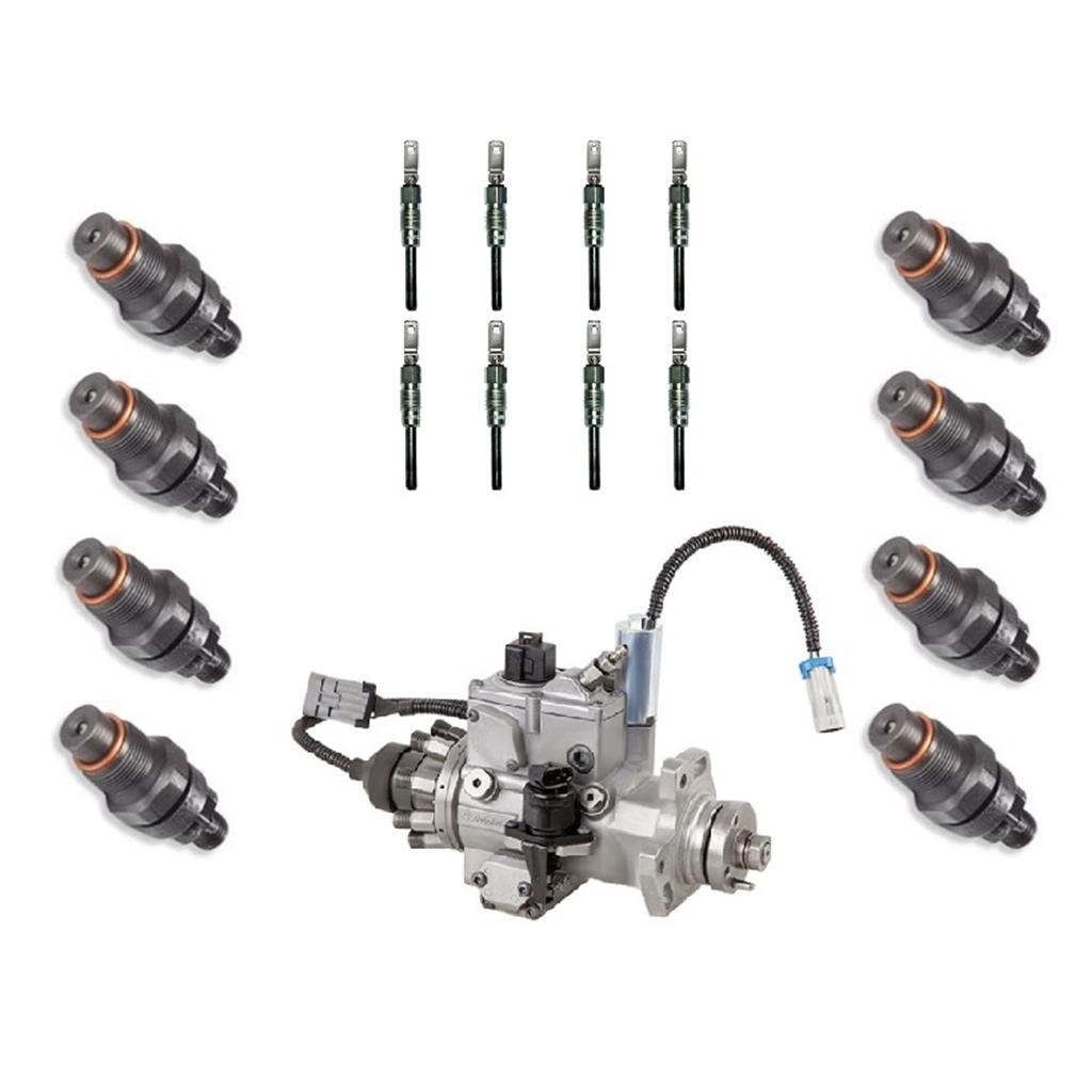 19942002 Chevy/GMC 6.5L Fuel Injectors, Glow Plugs & Pump Set