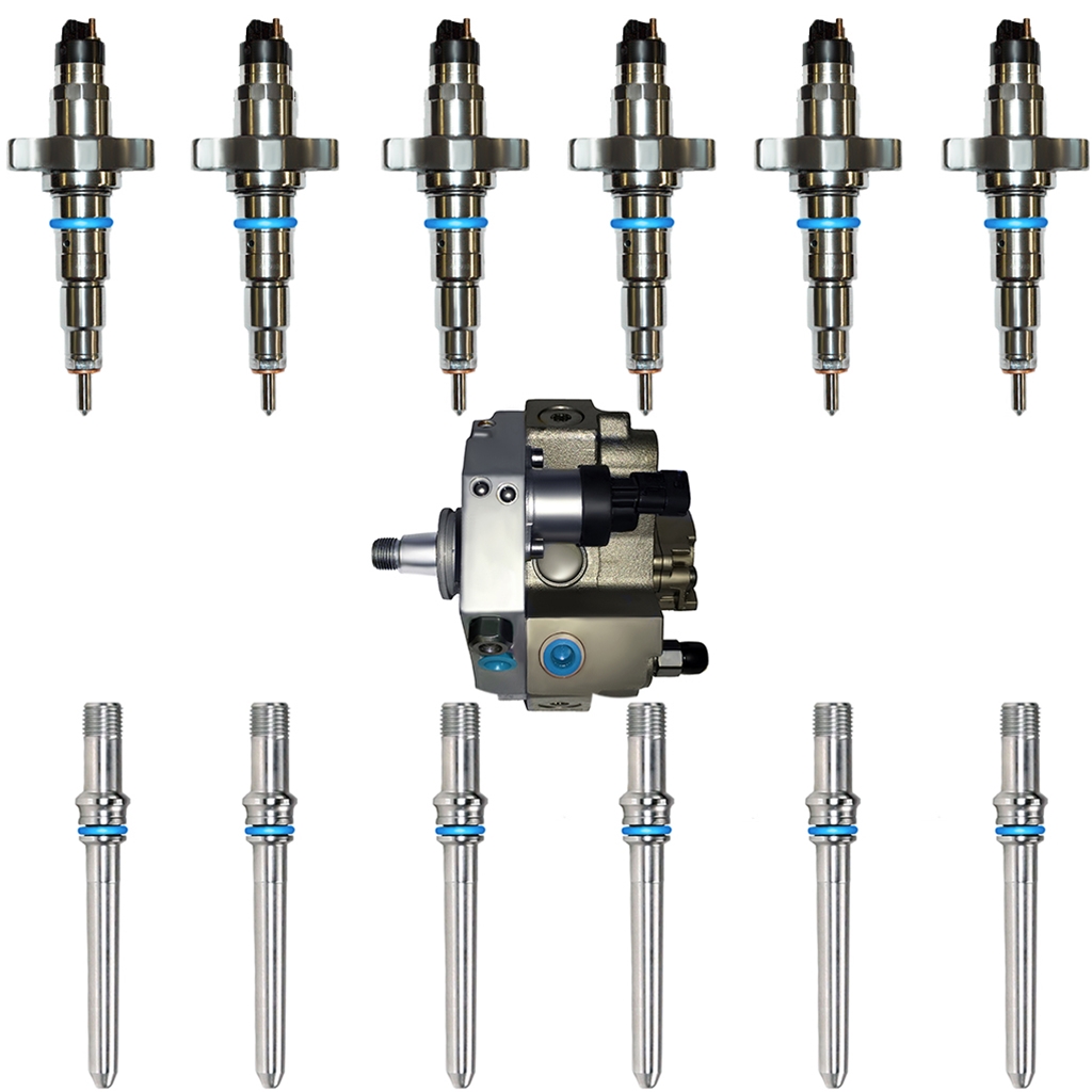 Cummins Diesel Injectors, Connector Tubes & CP3 Fuel Pump