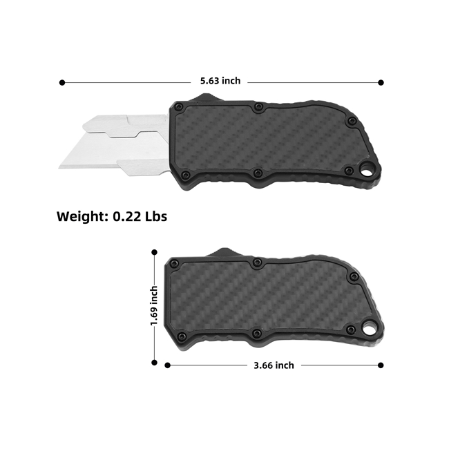 KRATOS OTF Auto Light Duty Utility Knife - Box Cutter