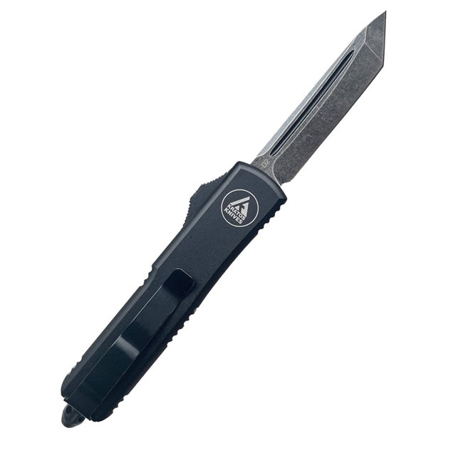 KRATOS High Performance Auto OTF Black Tanto Blade EDC Pocket Knife