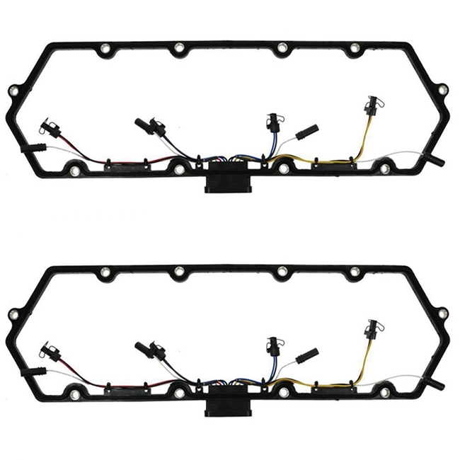 1998-2003 FORD 7.3L POWERSTROKE VALVE COVER GASKETS WITH HARNESS, GLOW PLUG CONTROLLER & GLOW PLUG SET