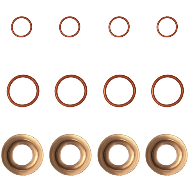 LB7 2001-2004 INJECTOR O-RINGS & COPPER WASHERS