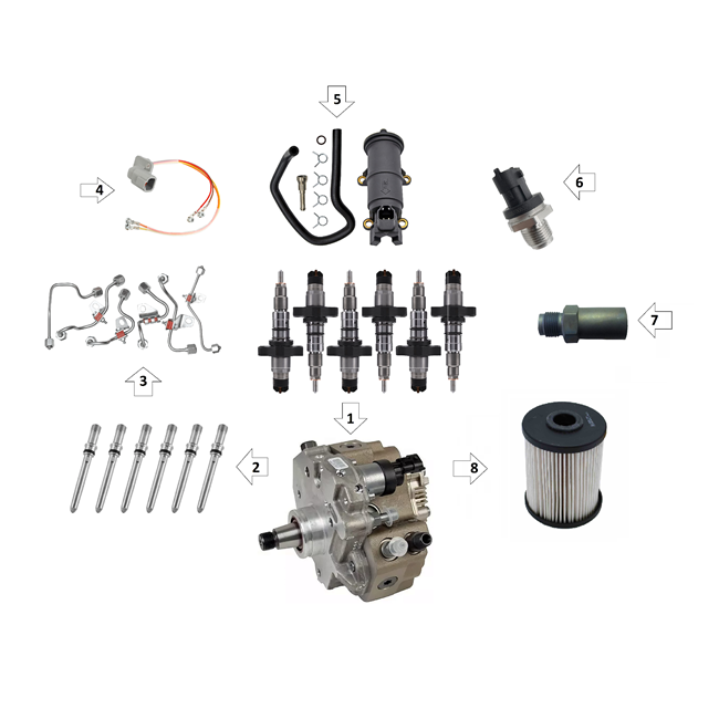 2006-2016 CHEVY/GMC DURAMAX 6.6L SELF REGULATING GLOW PLUGS FOR LBZ, LLY, LML, & LMM ENGINES
