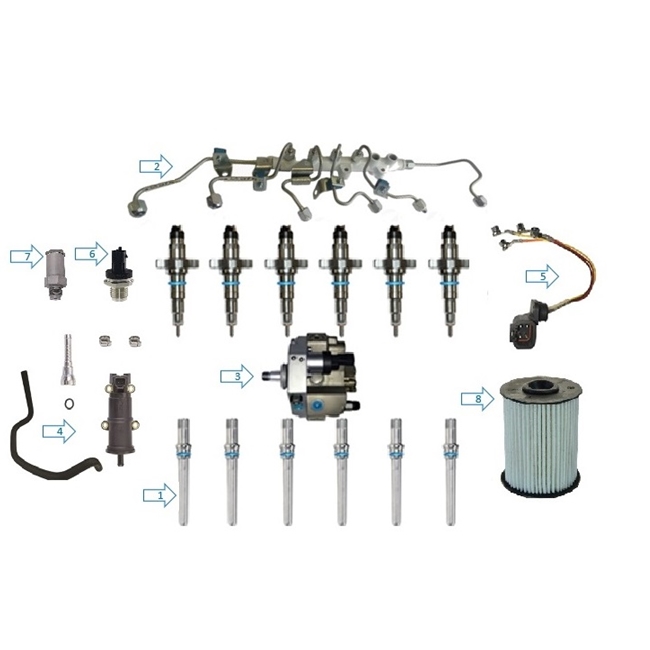 2003-2004 Dodge Cummins 5.9L Injector Set + Build Your Own Kit