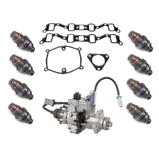 1994-2002 CHEVY/GMC 6.5L FUEL INJECTORS, GASKETS AND PUMP SET