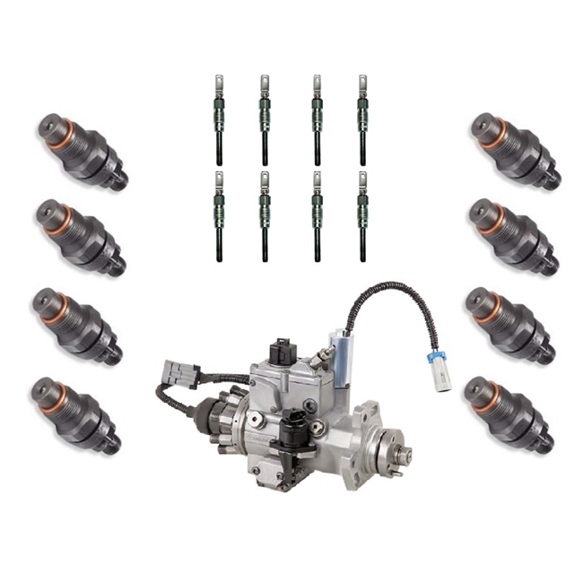 1994-2002 CHEVY/GMC 6.5L FUEL INJECTORS, GLOW PLUGS AND PUMP SET  Show Image 1